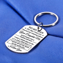 Load image into Gallery viewer, Valentines Day Gifts for Him Husband Gifts from Wife My Man Keychain Birthday Gifts for Men Couples Christmas Gifts for Boyfriend from Girlfriend Anniversary Wedding Gifts for Her Groom Fiance Gifts