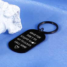 Load image into Gallery viewer, Back to School Supplies College Student Funny Keychain Gag Gifts for Son Daughter Birthday Gifts Teen Girl Gifts for Teenage Boys High School Graduate Gift Ideas Off to College Graduation Present
