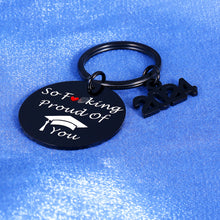 Load image into Gallery viewer, Lucullan Lepole Funny Graduation Gifts for Her Him Class of 2024 Keychain Gifts for Son Daughter from Mom Dad Christmas Gifts