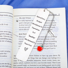 Load image into Gallery viewer, Male Teacher Appreciation Gifts Bookmarks for Book Lovers Teacher Appreciation Week Gifts Music Teacher Gifts from Student Graduation Thank You Birthday Valentines Day Gift for Teacher Christmas Gifts