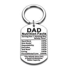 Load image into Gallery viewer, Father's Day Gifts from Daughter Son Kids Wife Funny Keychain Dad Birthday Gift Step Dad Father Day Gifts Husband Grandpa Papa Bonus Dad Gifts New Dad Gifts for Men Gifts for Dad Who Wants Nothing