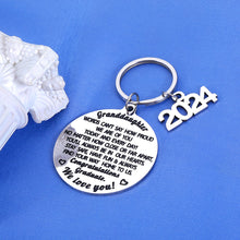 Load image into Gallery viewer, Graduation Gifts for Her 2023 High School College Graduation Keychain 2023 Granddaughter Gifts from Grandma Grandpa Grandparents Best Graduation Gifts for Girls Senior Year Graduate Gifts Grad Gifts