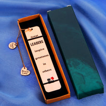 Load image into Gallery viewer, Best Boss Gifts for Women Bookmarks for Women Boss Lady Gifts for Women Boss Day Gifts Retirement Gifts Appreciation Gifts for Coworkers Boss Leader Mentor Birthday Gifts Promotion Christmas Gifts