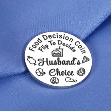 Load image into Gallery viewer, Funny Valentines Day Gifts for Her Him Destiny Flip Coin Gift for Men Women Birthday Gifts for Husband Wife to Be Food Decision Coin Anniversary Wedding Gifts for Couples Unique House Warming Gifts