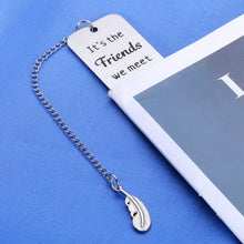 Load image into Gallery viewer, Friend Birthday Gifts for Women Friend Bookmark Book Lovers Gifts Going Away Gifts for Friends Bestie Long Distance Friendship Gifts Best Friend Christmas Gift Graduation Retirement Gifts for Men