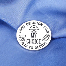 Load image into Gallery viewer, Funny Destiny Flip Coin Gift for Men Women Valentines Day Gifts for Husband Wife Anniversary Birthday Gifts for Boyfriend Girlfriend Food Decision Coin Wedding Couple Gifts for Newlyweds Bride to Be