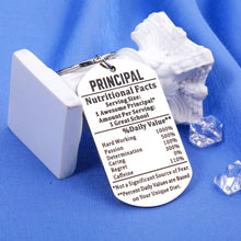 Load image into Gallery viewer, Principal Appreciation Gifts Funny Keychain Principal Gifts Assistant Principal Gifts Thank You Gifts for Women Retirement Gifts for Men Female Male Teacher End of Year Gifts Graduation Christmas