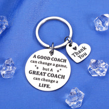 Load image into Gallery viewer, Coach Gifts Coach Keychain Thank You Gifts for Women Men Baseball Coach Gifts Soccer Coach Gifts Teacher Appreciation Gifts Retirement Gifts Hockey Football Volleyball Basketball Coach Gifts Team Gift