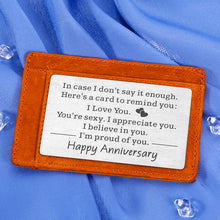 Load image into Gallery viewer, Valentines Day Gifts for Wife Anniversary Cards for Husband Boyfriend Girlfriend Birthday Gifts Fiancee Fiance Gifts for Him Her Mini Love Note Wedding Gifts for Bride and Groom Cute Couple Gifts