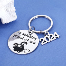 Load image into Gallery viewer, Graduation Gifts for Him 2024 Graduation Decorations Funny Keychain Stocking Stuffers for Kids Teens Girl Boy Xmas Gifts for Women Men College Graduation Gifts for Her Masters Degree Graduation Gifts
