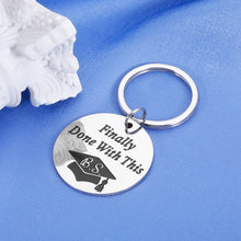 Load image into Gallery viewer, Funny Graduation Gift Keychain for Men Women 2023 Graduation Gifts for Him Her Congrats Grad Gifts High School College Students Nursing Law School Masters Degree Graduation Gifts for Friends Female