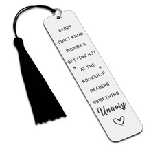 Load image into Gallery viewer, Funny Gifts for Women Bookmarks for Men Gifts for Book Lovers Readers Writers Bookish Friends Birthday Gifts Graduation Gifts for Her Bookmarks for Women Him Teen Girls Boys Funny Dad Gifts