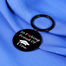Load image into Gallery viewer, Funny Graduation Gift Keychain Class of 2023 Gifts High School Graduation Gifts for Her Him Grad Gifts for Senior Women Men Best Friends Masters Student Graduate Gifts for Son Daughter from Mom Dad