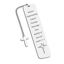Load image into Gallery viewer, Confirmation Gifts for Teenage Girl Boys Bookmarks for Book Lovers Christian Gifts for Women Men Christmas Gifts Easter Basket Stuffers for Teens Kids Friends Religious Gifts Inspirational Gifts