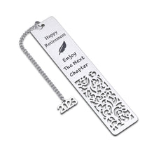 Load image into Gallery viewer, Retirement Gifts for Women 2023 Bookmarks for Book Lovers Employee Christmas Gifts for Coworkers Colleague Retired Gifts for Men Nurse Coach Teacher Appreciation Gifts Thank You Gifts for Boss Leader