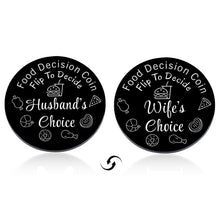 Load image into Gallery viewer, Funny Birthday Gifts for Husband from Wife Decision Maker Christmas Gifts for Him Her Birthday Gifts for Women Men Gifts for Couples Who Have Everything Wife Valentines Day Gifts Double-Sided Coin