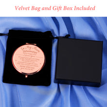 Load image into Gallery viewer, Gift for Mom Compact Mirror for Mother Mommy Mama Mom Birthday Gifts for Women from Daughter Son Step Mom Mother of the Bride Gifts Pregnancy Gifts for First Time Moms Wedding Anniversary