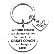 Load image into Gallery viewer, Coach Gifts Coach Keychain Thank You Gifts for Women Men Baseball Coach Gifts Soccer Coach Gifts Teacher Appreciation Gifts Retirement Gifts Hockey Football Volleyball Basketball Coach Gifts Team Gift