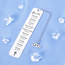Load image into Gallery viewer, Baptism Gifts for Girl Christmas Stocking Stuffers for Women Bookmark Religious Gifts for Women Christian Gifts for Men Catholic Gifts 2024 Graduation Gifts First Communion Gifts Confirmation Birthday