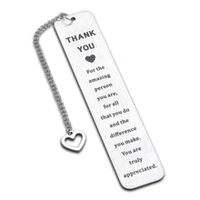 Load image into Gallery viewer, Employee Appreciation Gifts for Coworkers Book Marks for Book Lovers Thank You Gifts for Women Teacher Nurse Bosses Day Gifts for Men Retirement Gifts for Women Bulk Gifts for Coworkers Going Away