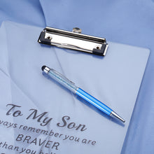 Load image into Gallery viewer, Christmas Gifts for Son Students Kids Teacher, Birthday Gifts for Boys Teenagers from Mom Dad, Inspirational Acrylic Clipboards for Classroom Cute Hanging Clipboard 8.7×12 Standard Letter Size A4