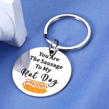 Load image into Gallery viewer, Male Valentines Day Gifts for Husband Naughty Keychain Birthday Gifts for Boyfriend I Love You Gifts for Him Men Fiance Groom Wedding Anniversary Engagement Gift from Wife Bride Girlfriend Couple Gift