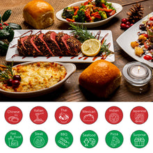 Load image into Gallery viewer, Couple Gifts for Christmas Dice Food Decision Maker Women Men Stocking Stuffers Date Night Gifts for Husband Wife Boyfriend Girlfriend Valentines Gifts for Friends Family Christmas Color Green and Red