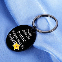 Load image into Gallery viewer, Funny Supernatural Fan Keychain Christmas Gifts for Music Lover Best Friend Brother Birthday Key Chain Supernatural Inspired SPN TV Show Merchandise Driver Picks The Music Shotgun Shuts His Cakehole