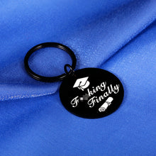 Load image into Gallery viewer, College Graduation Gifts for Her Funny Keychain Grad Cap Senior 2022 Gifts for Adults Graduates Valentines Day Gifts for Him Master Graduation Presents for Best Friend Teenager Boys Girls Women Men