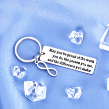Load image into Gallery viewer, Coworker Leaving Going Away Gifts Keychain for Colleague Thank You Appreciation Gift for Best Friends Boss Mentor Retirement Present Key Chain for Employee Goodbye Farewell New Job