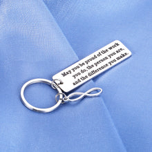 Load image into Gallery viewer, Coworker Leaving Going Away Gifts Keychain for Colleague Thank You Appreciation Gift for Best Friends Boss Mentor Retirement Present Key Chain for Employee Goodbye Farewell New Job