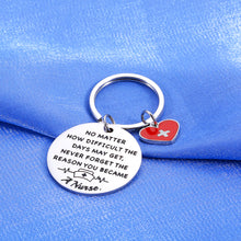 Load image into Gallery viewer, Nurse Gifts for Women Christmas Gifts for Nurses Male Female Nurse Keychain Nursing Student Gifts for Graduation Nurse Week Day Appreciation Gifts for Nurse Practitioner Gifts RN Nurse Accessories