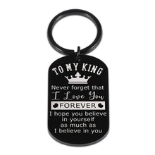 Load image into Gallery viewer, Anniversary Gifts for Husband from Wife Keychain for Boyfriend Gifts from Girlfriend Birthday Gifts for Men Wedding Engagement Gifts for Couples Newlywed Women Her Fiancé Gifts for Him