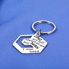Load image into Gallery viewer, Fathers Day Present for Dad Birthday Gifts Keychain Dad Gifts from Daughter Wedding Day Father of The Bride Gifts for Daddy Papa Padre Poppy Grandpa Gifts from Kids Son New Dad Gifts for Men Him