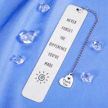 Load image into Gallery viewer, Bookmarks for Women Retirement Gifts for Men 2022 Teacher Appreciation Gifts Going Away Gift for Coworker Inspirational Gifts for Colleague Coach Thank You Gift Going Away Gift Boss Retired Bookmark