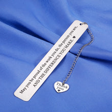 Load image into Gallery viewer, Coworker Thank You Gifts for Women Men Appreciation Gifts for Boss Day Inspirational Bookmark Coworker Leaving Gifts for Colleague Friend Female Retirement Gifts May You Be Proud of The Work You Do