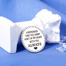 Load image into Gallery viewer, Boyfriend Christmas Gifts Ideas Love Token for Wedding Anniversary Presents for Husband Wife Girlfriend Birthday Gifts for Groom Bride Fiance Fiancee Long Distance Relationship Gifts Miss You Note