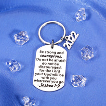 Load image into Gallery viewer, College Graduation Gifts for Her Him Bible Verse Inspirational Keychain Class of 2022 Graduation Gifts for Daughter Son Law School Graduation Gifts for Best Friends Masters Degree Graduation Gifts