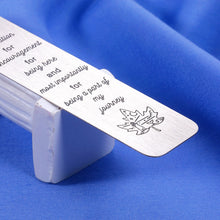 Load image into Gallery viewer, Employee Appreciation Gifts Bulk Thank You Bookmarks for Women Leader Mentor Boss Gifts for Men Christmas Gifts for Coworkers Leaving Going Away Retirement Gifts for Teacher Coach Birthday Gifts