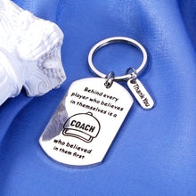 Load image into Gallery viewer, Coach Thank You Gift Baseball Basketball Coach Gifts Running Keychain Sports Cross Country Coach Gifts Football Softball Soccer Volleyball Gifts for Coaches Appreciation Gifts for Teacher Retirement