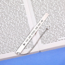 Load image into Gallery viewer, 11 Year Anniversary Bookmark Unique Christmas Gifts for Boyfriend Girlfriend Steel Anniversary for Husband Wife Wedding Anniversary Birthday Gifts for Him Her Valentines Gifts for Women Couple Gifts