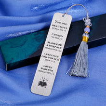 Load image into Gallery viewer, Christian Gifts for Men Religious Gifts for Women Bible Bookmark for Kids Valentines Day Gifts for Her Girlfriend Birthday Gifts for Best Friends and Sisters Gifts for Sister in Law Goddaughter Gifts