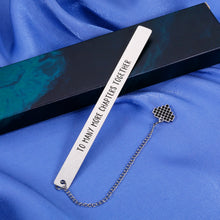 Load image into Gallery viewer, Anniversary Present for Boyfriend Girlfriend Bookmarks for Women Men Husband Birthday Gifts from Wife Wedding Gift for Couple Engagement Gifts for Fiance Fiancee Valentines Day Gifts for Him Her