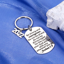 Load image into Gallery viewer, College Graduation Gifts for Her Him Bible Verse Inspirational Keychain Class of 2022 Graduation Gifts for Daughter Son Law School Graduation Gifts for Best Friends Masters Degree Graduation Gifts