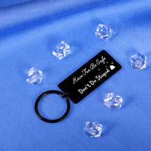 Load image into Gallery viewer, Graduation Gift for Girls Funny Keychain for Boys Don't Do Stupid Keychain for Son Daughter Birthday Gifts from Mom Dad Gag Gifts for Kids Best Gifts for Teens Valentines Day Gifts Sarcasm New Driver