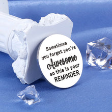 Load image into Gallery viewer, Inspirational Gifts for Women Men Pocket Hug Token Teacher Christmas Gifts for Coworkers Thank You Gifts Graduation Gifts for Her Friends Social Distancing Gift Isolation Lockdown Double-Sided Coin