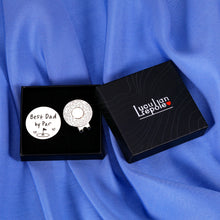Load image into Gallery viewer, Fathers Day Present for Husband from Wife Gag Gifts for Dad from Daughter Best Dad by Par Golf Ball Marker New Daddy Birthday Gifts for First Time Dad to Be Valentines Day Christmas Magnetic Hat Clip