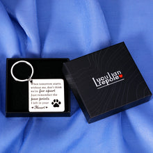Load image into Gallery viewer, Pet Memorial Gifts Dog Cat Sympathy Gift Christmas Pawprint Key Chain Dog Memorial Gifts for Dog Dad Mom Pet Loss Gifts for Cat Lover Cat Remembrance Bereavement Gifts for Pet Owner Kids Women Men