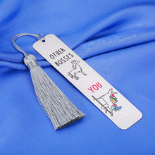 Load image into Gallery viewer, Boss Lady Gifts for Women Boss Gifts for Men Unicorn Bookmark Funny Stocking Stuffers for Mentor Manager Supervisor from Coworker Christmas Gifts for Boss Going Away Leaving Retirement Farewell