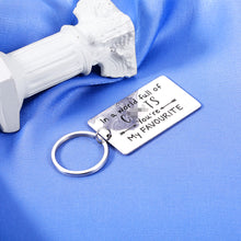 Load image into Gallery viewer, Birthday Gifts for Girlfriend Wife Anniversary Presents for Husband Christmas Gifts for Boyfriend Funny Keychain Rude Valentines Day Gifts for Him Her Sweetest Day Rude Funny Gifts for Lover Friends